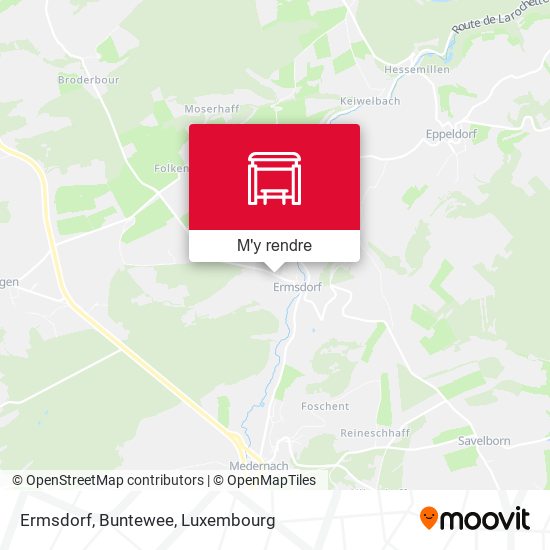 Ermsdorf, Buntewee plan