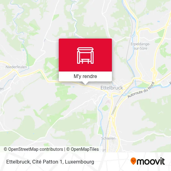 Ettelbruck, Cité Patton 1 plan