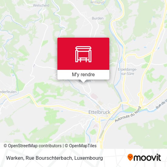 Warken, Rue Bourschterbach plan