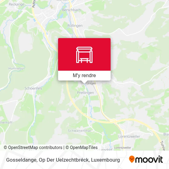 Gosseldange, Op Der Uelzechtbréck plan