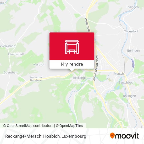 Reckange/Mersch, Hosbich plan