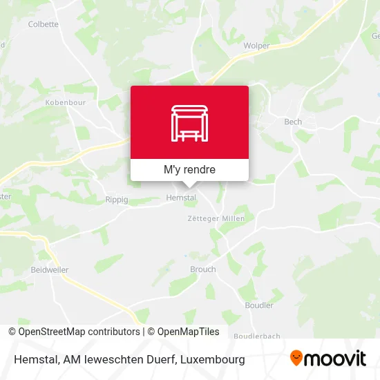 Hemstal, AM Ieweschten Duerf plan
