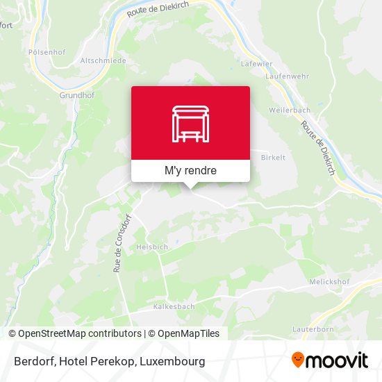Berdorf, Hotel Perekop plan
