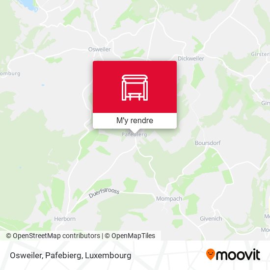 Osweiler, Pafebierg plan