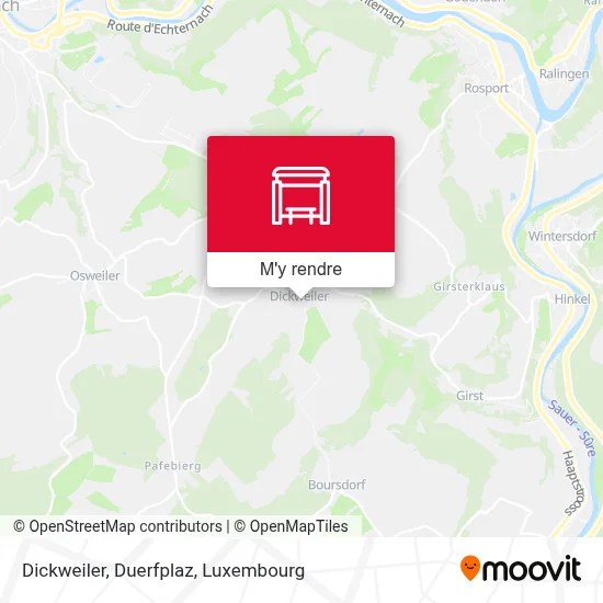 Dickweiler, Duerfplaz plan