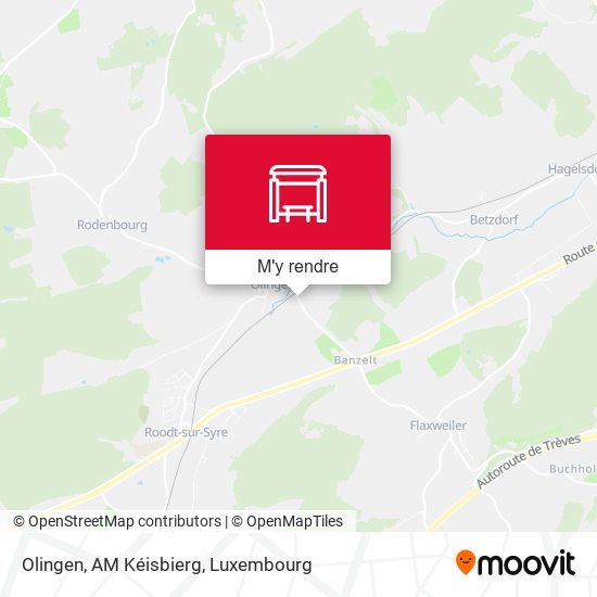 Olingen, AM Kéisbierg plan