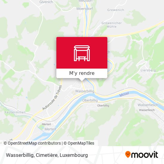 Wasserbillig, Cimetière plan