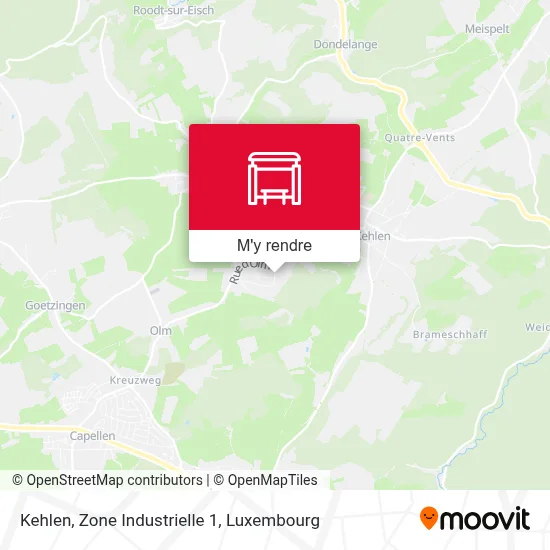 Kehlen, Zone Industrielle 1 plan