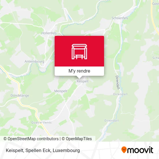 Keispelt, Spellen Eck plan