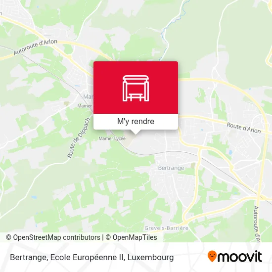 Bertrange, Ecole Européenne II plan