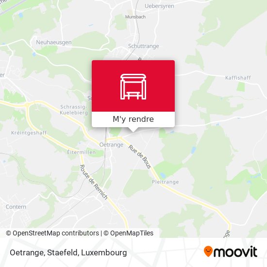 Oetrange, Staefeld plan