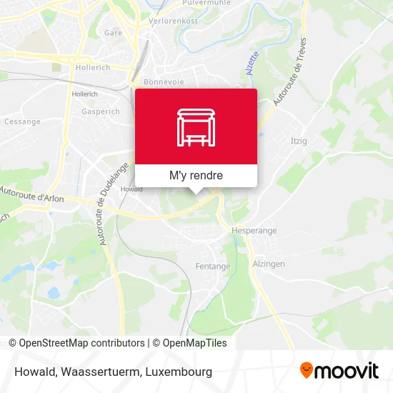 Howald, Waassertuerm plan