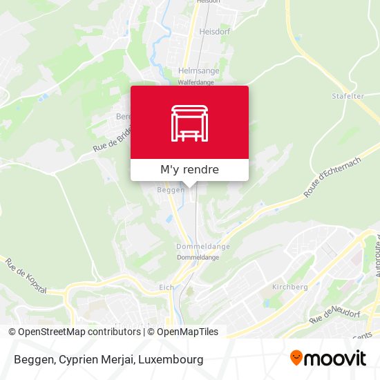 Beggen, Cyprien Merjai plan