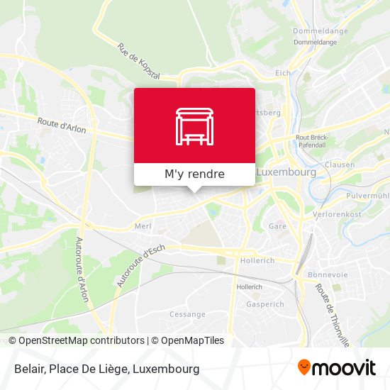 Belair, Place De Liège plan