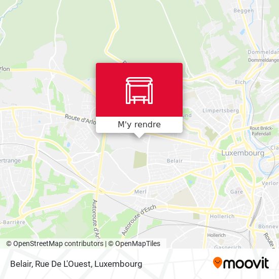 Belair, Rue De L'Ouest plan