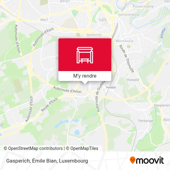 Gasperich, Émile Bian plan