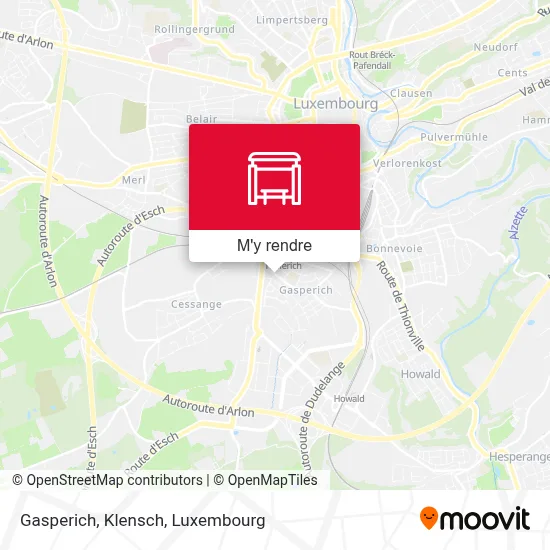 Gasperich, Klensch plan