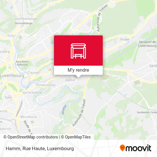 Hamm, Rue Haute plan