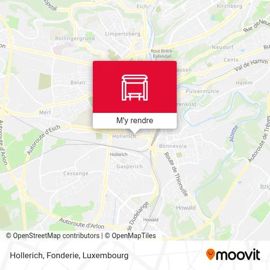 Hollerich, Fonderie plan
