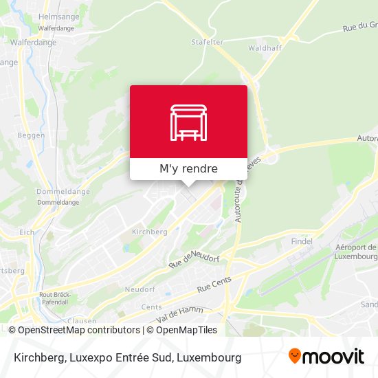 Kirchberg, Luxexpo Entrée Sud plan