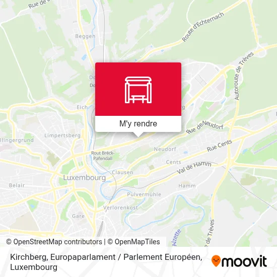 Kirchberg, Europaparlament / Parlement Européen plan
