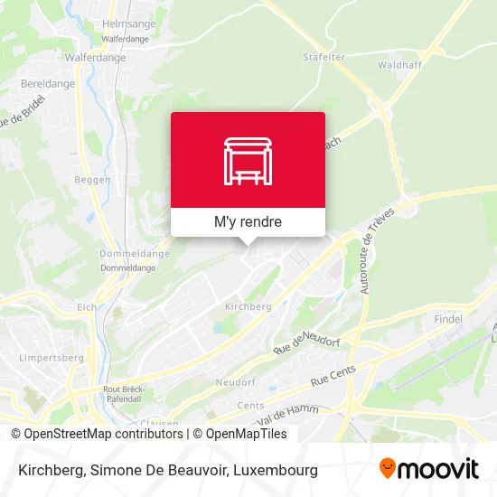 Kirchberg, Simone De Beauvoir plan