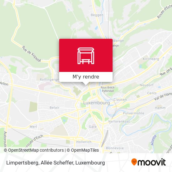 Limpertsberg, Allée Scheffer plan