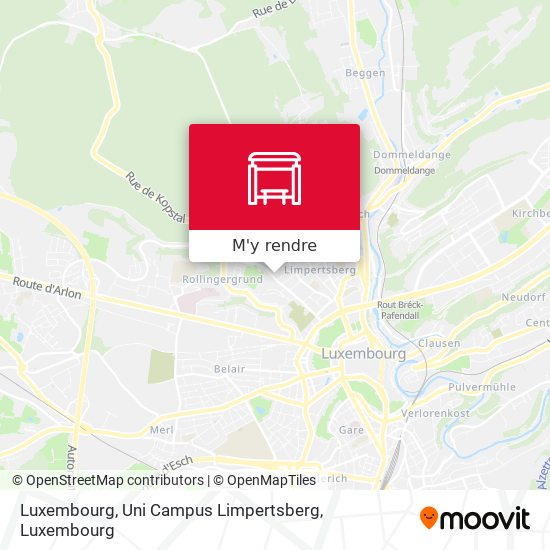 Luxembourg, Uni Campus Limpertsberg plan