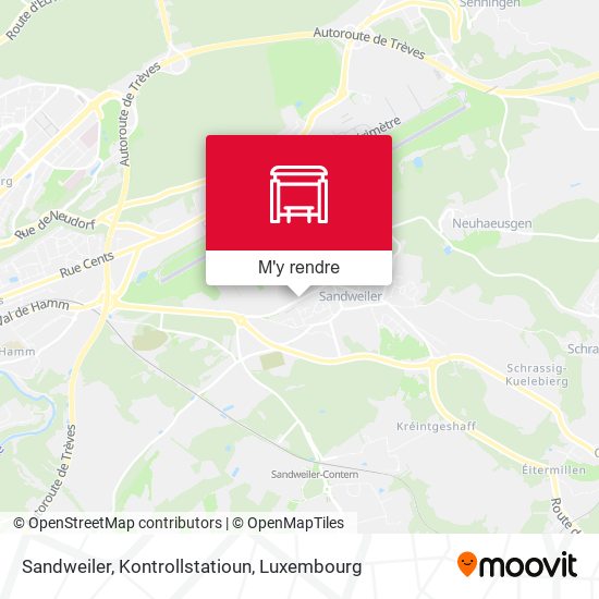 Sandweiler, Kontrollstatioun plan