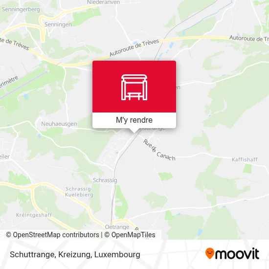 Schuttrange, Kreizung plan