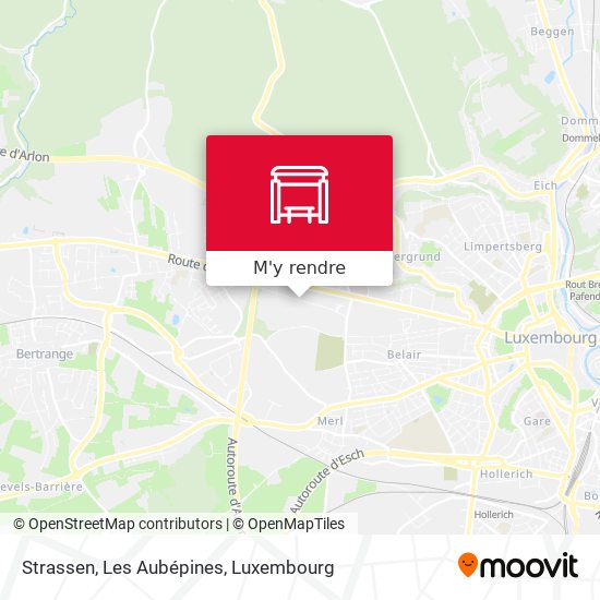 Strassen, Les Aubépines plan