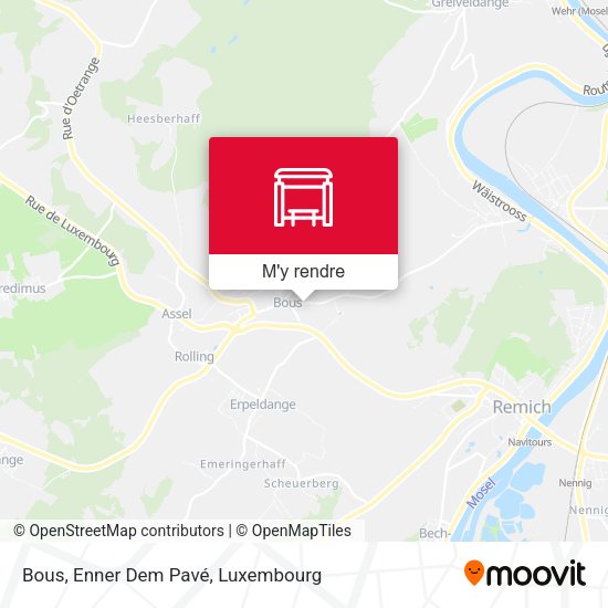 Bous, Enner Dem Pavé plan