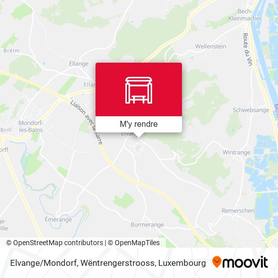 Elvange / Mondorf, Wëntrengerstrooss plan
