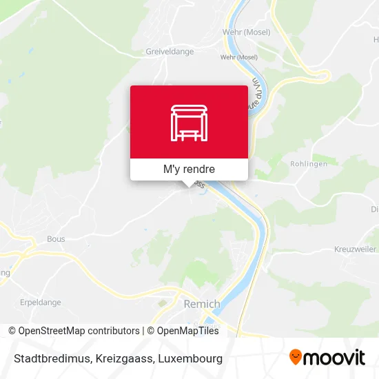 Stadtbredimus, Kreizgaass plan