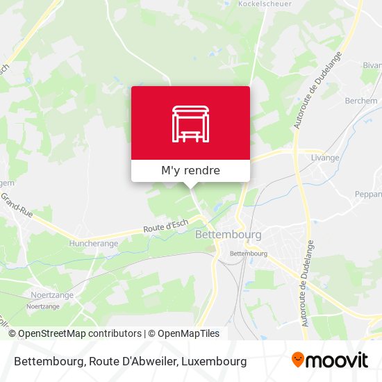 Bettembourg, Route D'Abweiler plan