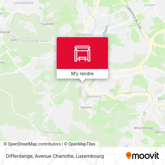 Differdange, Avenue Charlotte plan