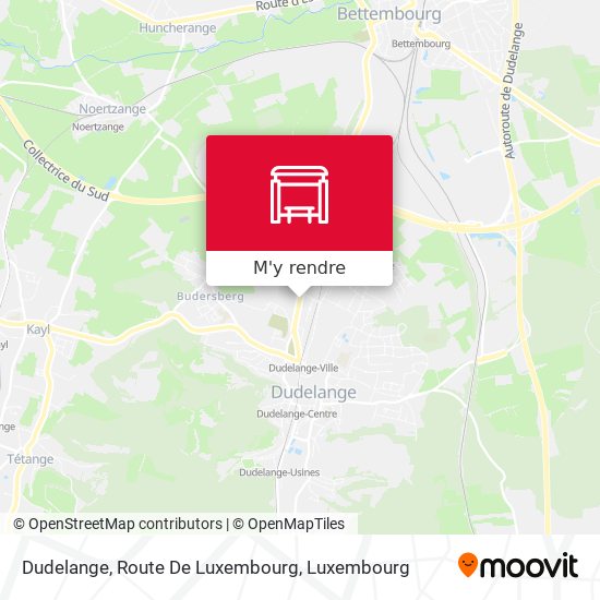Dudelange, Route De Luxembourg plan