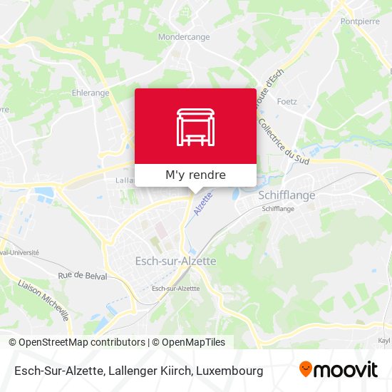 Esch-Sur-Alzette, Lallenger Kiirch plan
