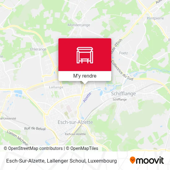 Esch-Sur-Alzette, Lallenger Schoul plan