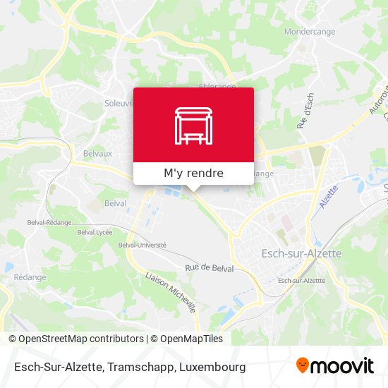 Esch-Sur-Alzette, Tramschapp plan
