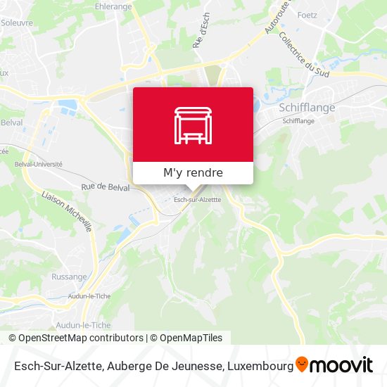 Esch-Sur-Alzette, Auberge De Jeunesse plan