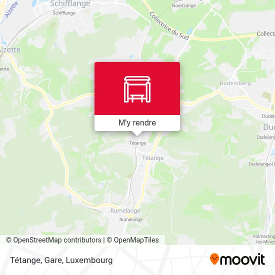 Tétange, Gare plan