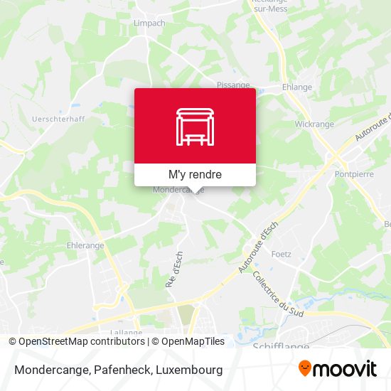 Mondercange, Pafenheck plan