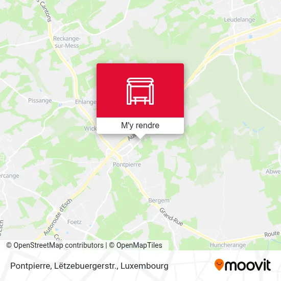 Pontpierre, Lëtzebuergerstr. plan