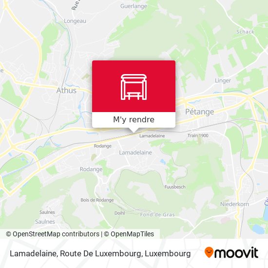 Lamadelaine, Route De Luxembourg plan