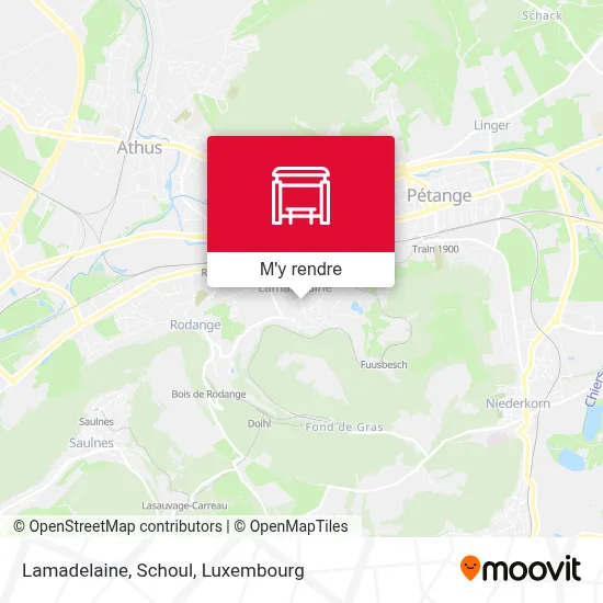 Lamadelaine, Schoul plan