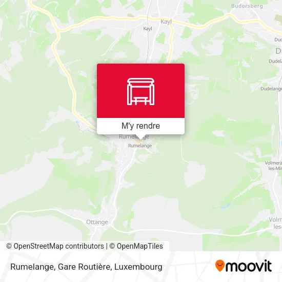 Rumelange, Gare Routière plan