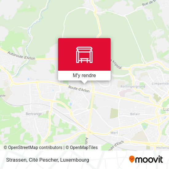 Strassen, Cité Pescher plan