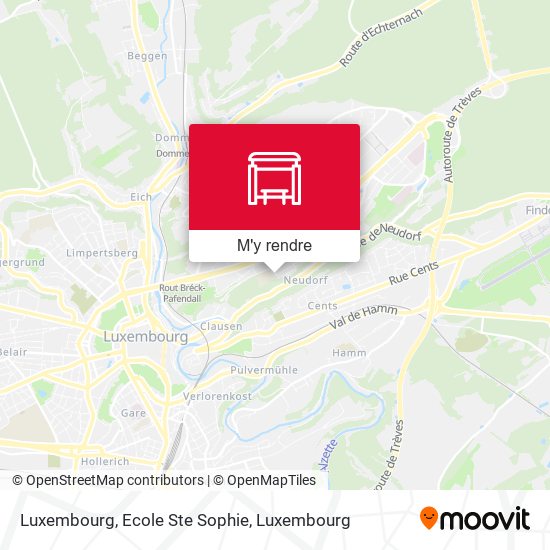 Luxembourg, Ecole Ste Sophie plan