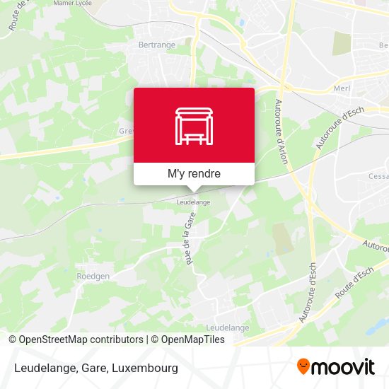 Leudelange, Gare plan
